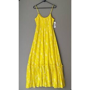 Urban outfitters sz S spaghetti strapped yellow prairie sundress NWT‎